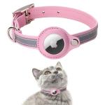 Adjustable GPS AirTag Dog Collar Small Animals Dog Collar With Airtag Holder