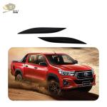 Matt Black Exterior Body Kits Hood Garnish Cover For Toyota Hilux Revo 2015 2016