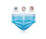 Anti Virus 3 Layer Face Mask Eco Friendly Personal Daily Use 17.5x9.5cm