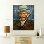 Vincent Van Gogh Paintings Self Portrait Reproduction On Canvas For House Decor