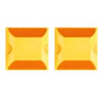 Plastic Cat Eye Road Reflector Road Stud for Roadway Safety 100X100X20mm