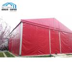 Red Roof Outdoor Wedding Tent A Shape Tent Aluminum Structure For 150 People