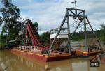 Bucket Chain 4M Gold Diamond Dredger Gravity Separation Sand Gold Mining Dredge