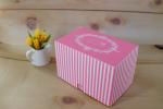 Promotion Paper Birthday Cake Box Multi Function Customized Logo Flat Transporta