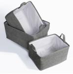 Puting Foldable washing laundry clothes basket toy storage bag large box