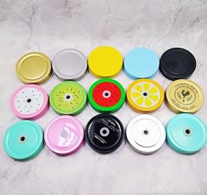 Wholesale Different color Metal Screw Lid for different size Clear Glass Material Bottle/Jar from china suppliers