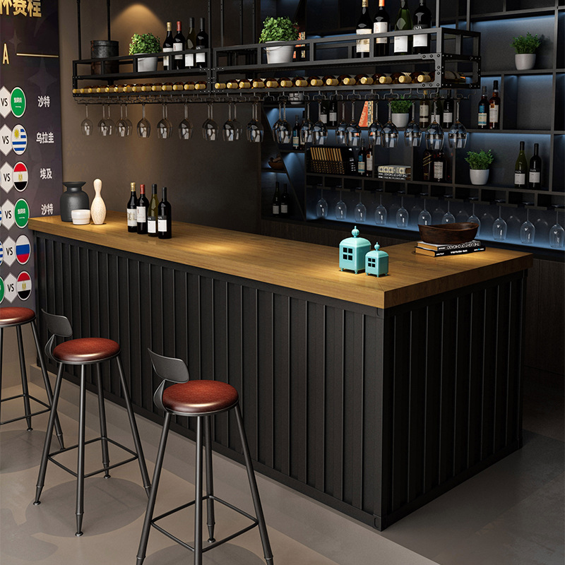 Hotel Reception Desk Vintage Iron Checkout Counters Made in American Industrial Style
