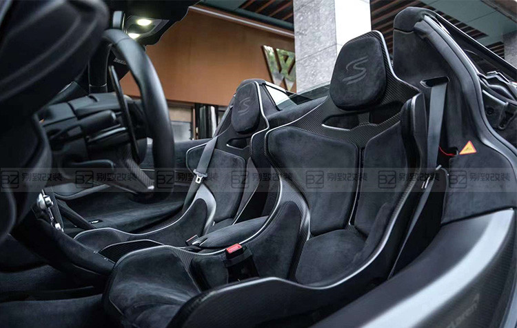 Auto Parts for McLaren GT 540C 570S 600LT 720S 650S 625C MP-12C Carbon Fiber Seats Senna Style Carbon Fiber Seats
