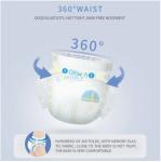 Exclusive Patented Design Growth Diaper for Leak Proof Protection