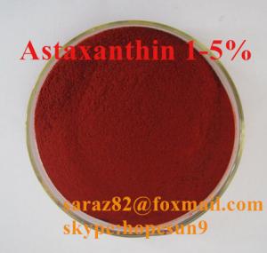 Wholesale astaxanthin haematococcus pluvialis,astaxanthin in fish food(color additive),5%astaxanthin from china suppliers