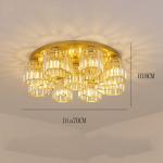 Romantic Modern Minimalist Ceiling Lamp American Model Room Personality Luxury