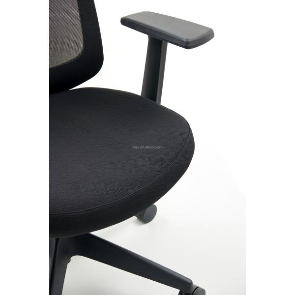 General Commercial Furniture M-062B Mesh Swivel Office Visitor Chair for Conference