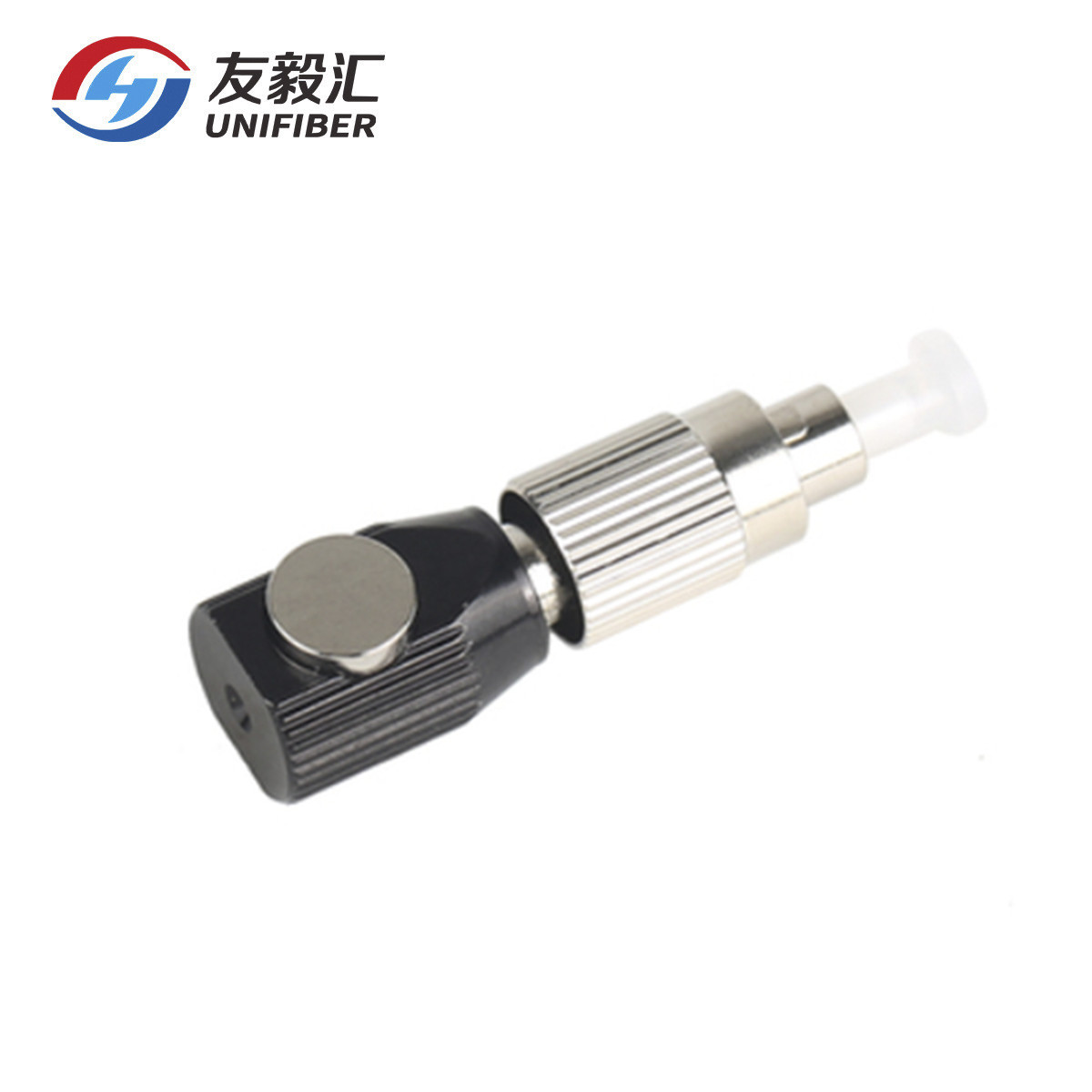 Metal FC LC ST Connector 250um Optic Fiber Adapter