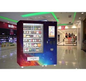 Wholesale Refrigerated Milk Sandwich Fruit Snack Vending Machine For Shopping Mall Train Station Non-touch Payment Method from china suppliers