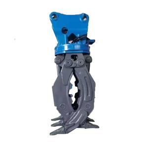 Wholesale Q690 Excavator Hydraulic Rotating Grapple Attachments Customized Color from china suppliers