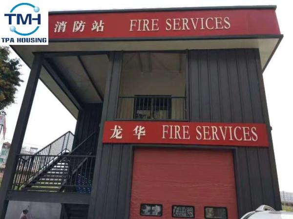 H Section Steel Color Steel Sheet Light Steel Structure Building For Fire