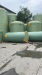 1800mm Filament Winding Chlorine Storage Tank Blue High Strength Finely