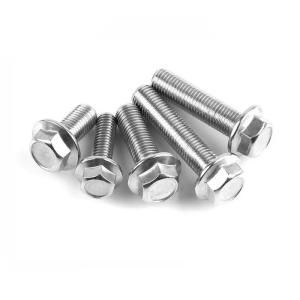 Wholesale Stainless Steel Flange Bolts DIN6921 Class 8.8 10.9 12.9 Hex Flange Head Bolt M2-M120 from china suppliers