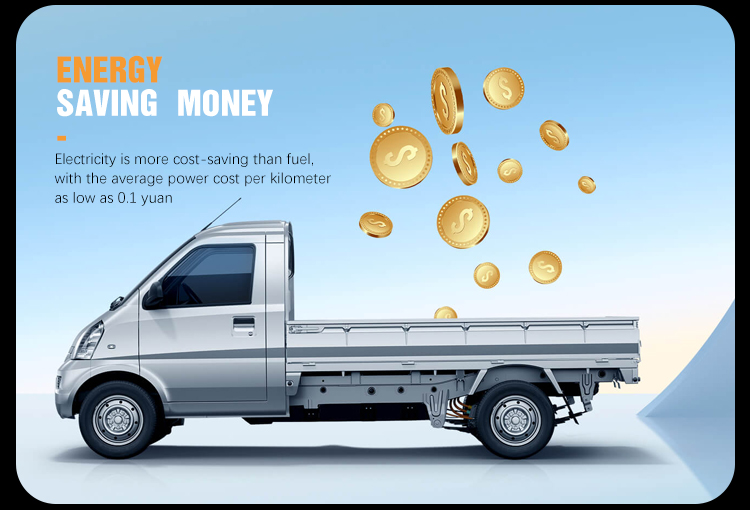 Wuling Miniev Zhengtu Pickup 4x4 Electric Truck with Trailer 2-door 2-seater Van Trickle Charge 9 Hours Mini Cargo Truck