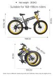 48v Folding Electric Mountain Bike EMTB OEM Available 30-50km/H