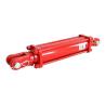 Buy cheap 40Cr Two Way Hydraulic Cylinder For Front End Loader Red Color from wholesalers