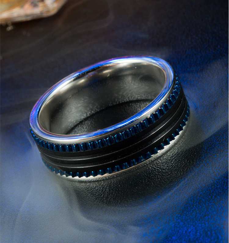 Men's Stainless Steel Rings Wedding Engagement Party Anniversary Rings