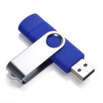 Popular USB OTG Drive Dual Port For Mobile 256gb Various Type PVC / Metal