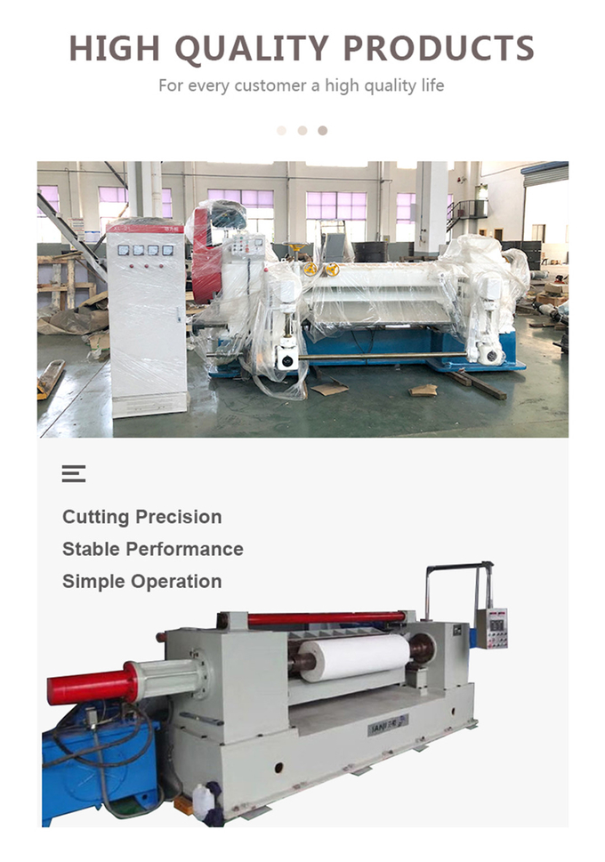 Auto PTFE Film Skiving Machine 380V 3P 50Hz Film Rotary Cutting Machine