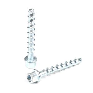 Wholesale HEX Flange ZINC Plated Carbon Steel Concrete Masonry Screw Anchors for Ceiling System from china suppliers
