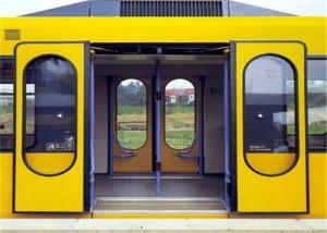 Wholesale Double Rotary Pneumatic Bus Door Top Mounted Outswing For Airport Shuttle Bus from china suppliers