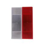 15cm×5cm Car Reflective Stickers Red And White For Trailer Trucks