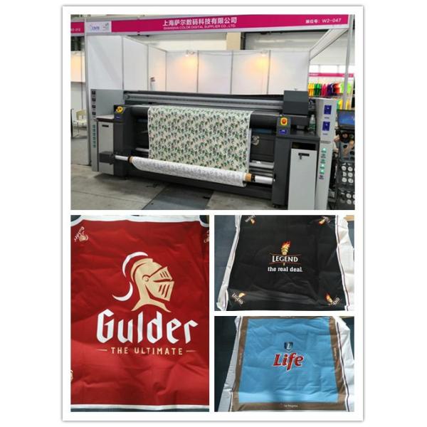 Warp Knitting Custom Printed Fabric 100% Polyester Material For Table Cover