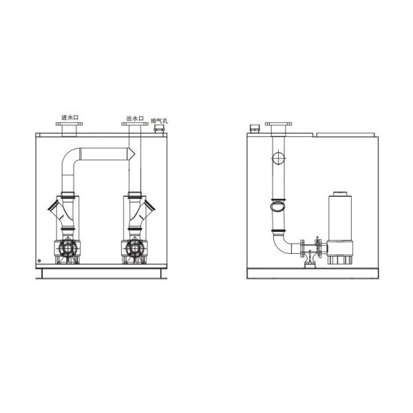 Integrated Sewage Lifting Station Water Supply System for Factory