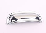 Aluminum cabinet handle high quality aluminium finger pull in CP color