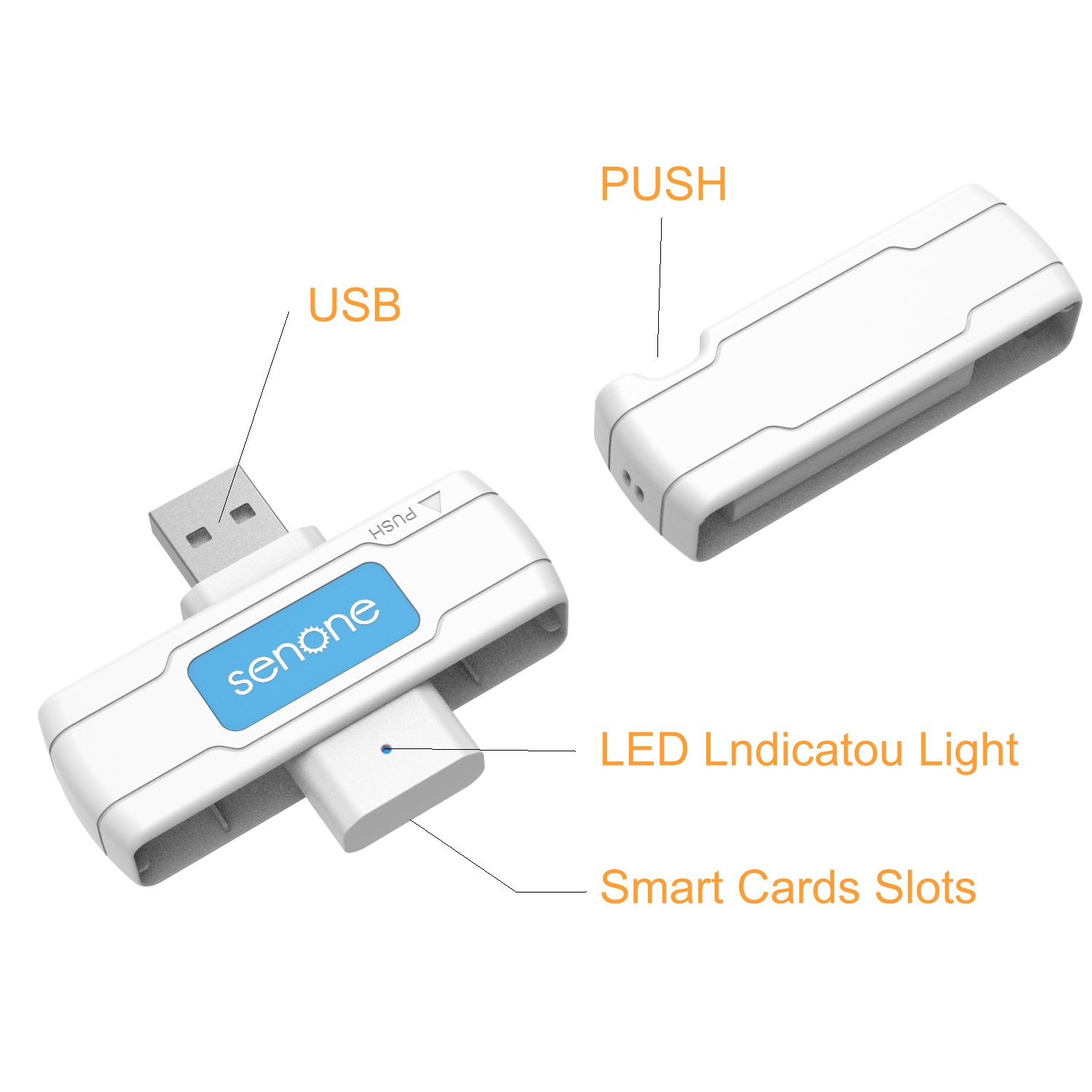 Hot new products for 2021 skimming credit smart usb emv card reader mobile