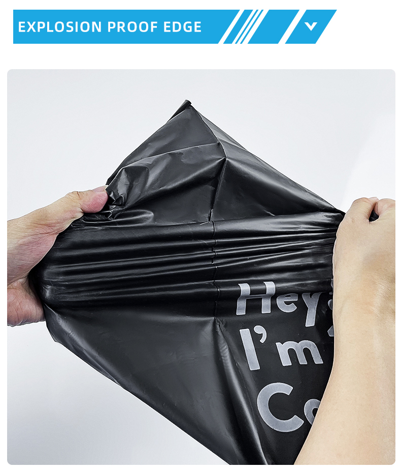 Custom PLA Printed Tote Recyclable Mailing Bags Waterproof Biodegradable Compostable