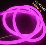 16mm micro 360 degree flex led neon strip for signs 12v pink color emitting soft