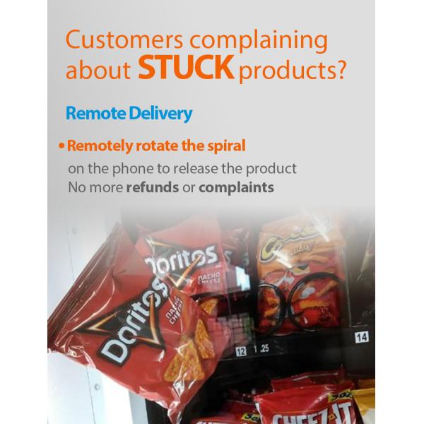 Black Combo Spiral Locker Snacks Drinks Vending Machine With Extra Lockers For Large Packaged Snacks