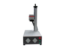 Wholesale Portable Fiber Laser Marking Machine 50w 30w 20w Fiber Laser Engraving Machine With Axis from china suppliers