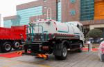 Sprinkler Water Tanker Truck JAC 4×2 Single Axle 200hp Diesel Engine 10 Cubic