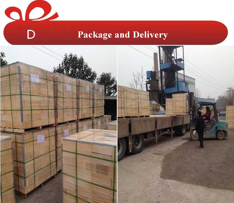 Customized Size Big Fire Clay Brick for Temperature Refractory Furnace Construction