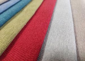 Wholesale Dyed 100 Polyester Woven Fabric Solid Color Coarse Linen Slub Fabric from china suppliers