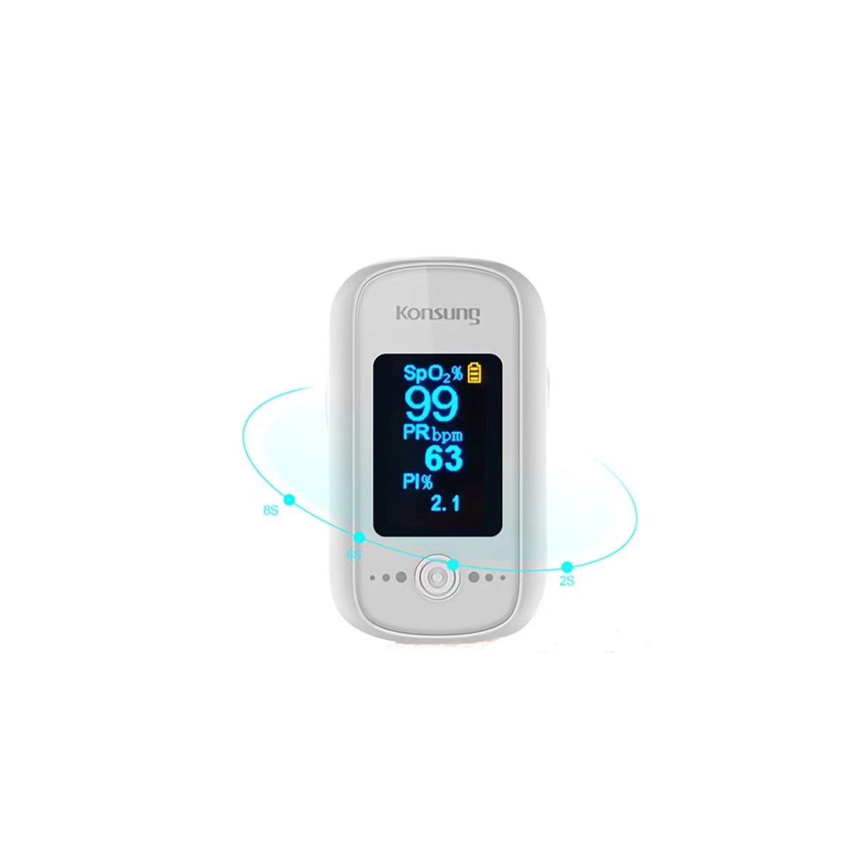 Wholesale 55g Digital Fingertip Pulse Oximeter With Dry Batteries from china suppliers