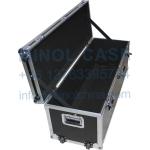 Heavy-Duty Long Utility Flight Cable Case With Wheels (Black)
