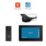 166° Angle View All Black/Silver WIFI Video Doorbell 8 Month Stand by H.264