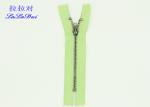 Clothes Canvas Bags Antique Brass Closed End Zip 3# Grey / Blue / Black Tape
