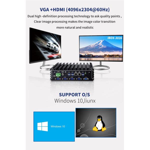 VGA +HDMI(4096x2304@60Hz)/SUPPORT O/SWindows 10,liunx