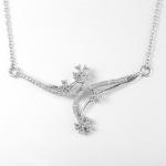 Mens 925 Sterling Silver Necklaces 4.82g Antler Rope Chain