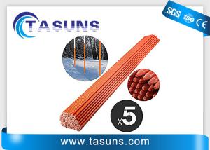 Wholesale Pultruded Fiberglass Reinforcement Bars For Snow Marker Stakes With Reflective Tape from china suppliers