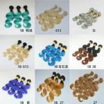 Smooth Green Ombre Human Hair Extensions 8 Inch-30 Inch